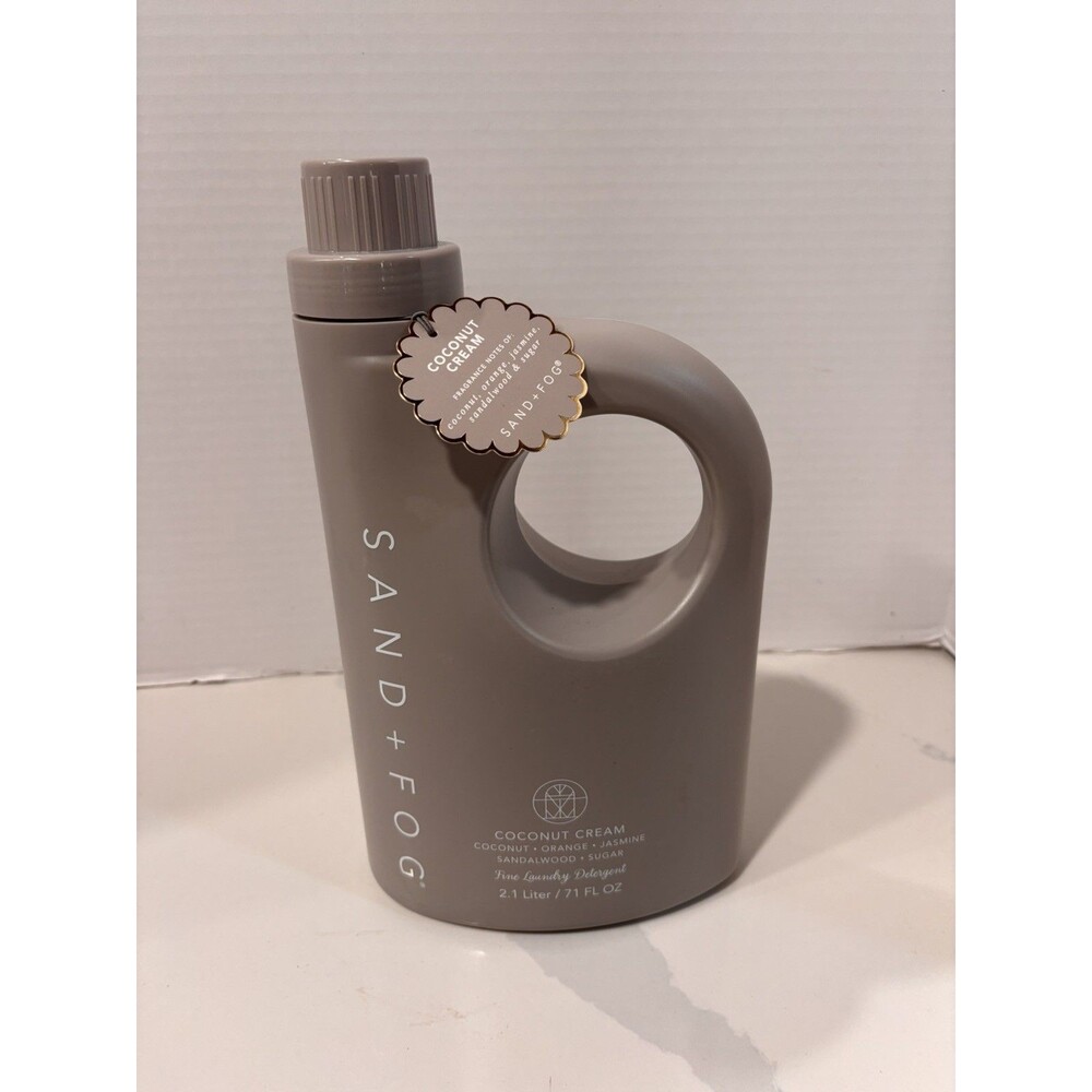 Sand + Fog Coconut Cream Fine Laundry Detergent 71 Fl oz New